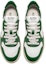 Lookbook AUSTRY Medalist Low Leather Sneakers 'Green White Mountain' AULM-WB03/AULM-WB11