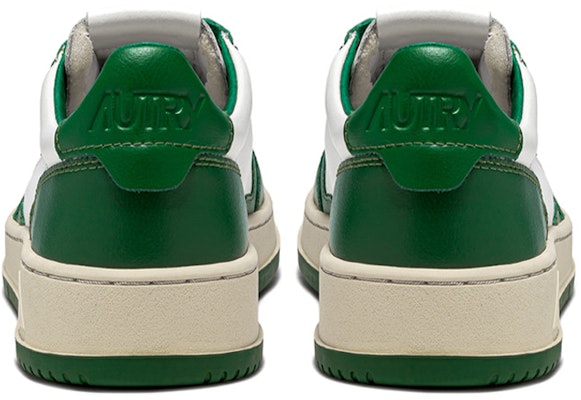 AUSTRY Medalist Low Leather Sneakers 'Green White Mountain' AULM-WB03/AULM-WB11 Shop AUSTRY Medalist Low Leather Sneakers 'Green White Mountain' AULM-WB03/AULM-WB11