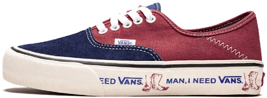 Authentic SF 'Man, I Need Vans' VN0A3MU6V7U Authentic SF 'Man, I Need Vans' VN0A3MU6V7U