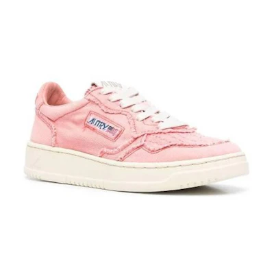 AUTRY 01 Low 'Pink Purple Denim'
