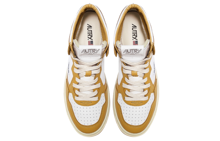 AUTRY Action Shoes 'White Yellow' 圖 3