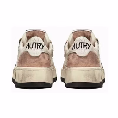 AUTRY Action Shoes Super Vintage Low 'White Pink'