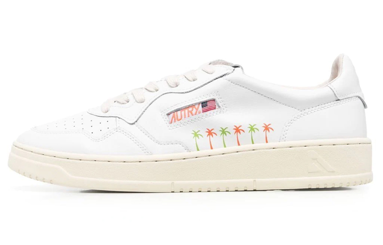 AUTRY Alum Low 'White Leather'
