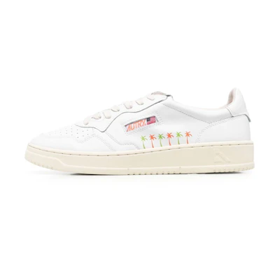 AUTRY Alum Low 'White Leather'