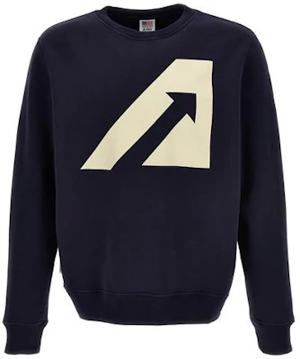 AUTRY Arrow Logo Crewneck Sweatshirt Blue Long Sleeve SWIM407B Buy AUTRY Arrow Logo Crewneck Sweatshirt Blue Long Sleeve SWIM407B