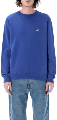 AUTRY Blue Crewneck Sweatshirt with Letter Print and Long Sleeves SWTM2402AB Buy AUTRY Blue Crewneck Sweatshirt with Letter Print and Long Sleeves SWTM2402AB