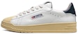 AUTRY Bob Lutz Kulit Sneakers 'Putih Pelindung Biru' BLLM-TC05