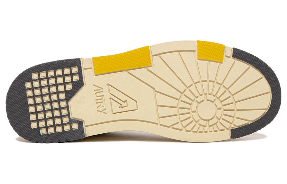 AUTRY CLC Leather Sneakers 'White Black Yellow' 圖 5