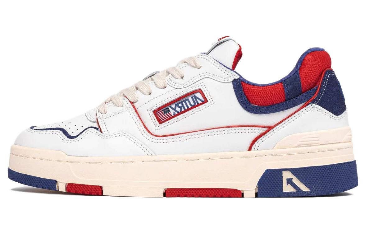 AUTRY Clc Low 'White Blue Red'