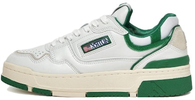 AUTRY CLC Leather Sneakers 'White Green' ROLM-MM09 AUTRY CLC Leather Sneakers 'White Green' ROLM-MM09