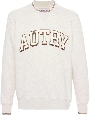 Autry Crewneck Letter Print Long Sleeve Sweatshirt Light Beige SWPM03H2 Buy Autry Crewneck Letter Print Long Sleeve Sweatshirt Light Beige SWPM03H2
