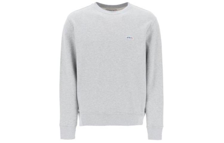 AUTRY Crewneck Long Sleeve Sweatshirt Grey/White SWPM507M