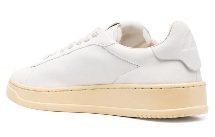AUTRY Dallas Low Goatskin and Nubuck Leather 'White' 圖 4