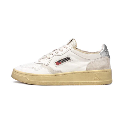 AUTRY Fashion Sneaker 'White Brown Silver'