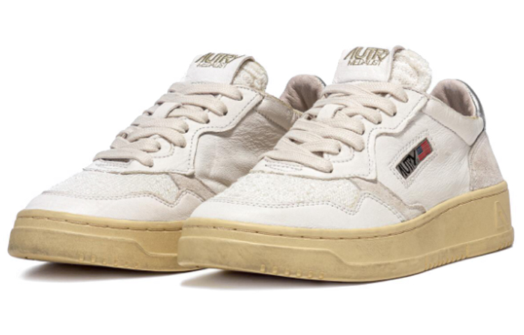 AUTRY Fashion Sneaker 'White Brown Silver' 圖 2