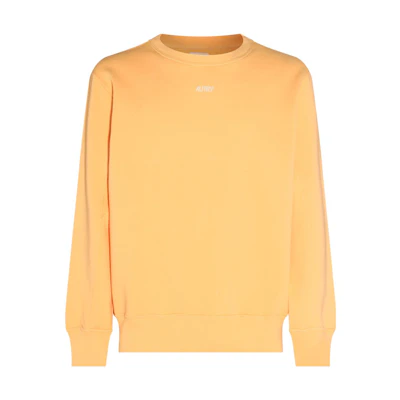 AUTRY FW23 Orange Letter Print Casual Long-Sleeve Sweatshirt SWBM416O