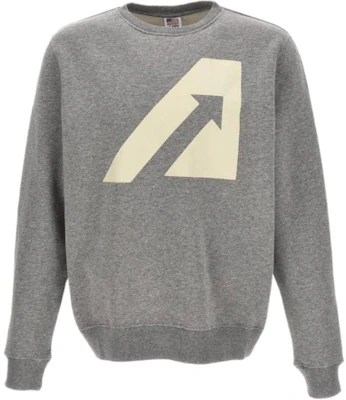 AUTRY Graphic Print Crewneck Sweatshirt Gray Long Sleeve SWIM407M Buy AUTRY Graphic Print Crewneck Sweatshirt Gray Long Sleeve SWIM407M