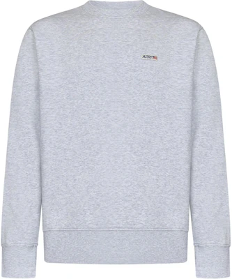 AUTRY Grey Loose-Fit Crewneck Sweatshirt with Logo SWPM-01JM Buy AUTRY Grey Loose-Fit Crewneck Sweatshirt with Logo SWPM-01JM