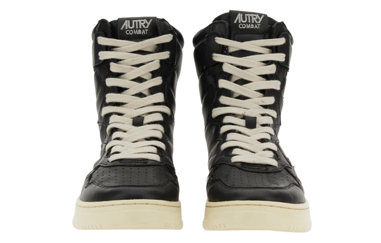 AUTRY High-Top Leather Sneakers 'Black Fashion' 圖 2