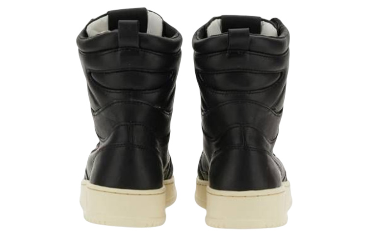 AUTRY High-Top Leather Sneakers 'Black Fashion' 圖 3