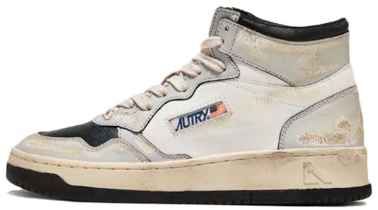 オートリー レトロ ハイカット "ブラック/ホワイト" (ダメージ加工) AVMM-SV21 Buy オートリー レトロ ハイカット "ブラック/ホワイト" (ダメージ加工) AVMM-SV21