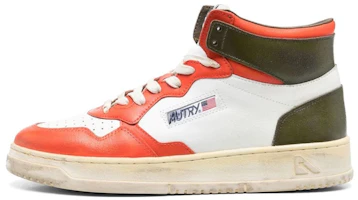 AUTRY High 'Distressed White Red' AVMM-SV15 AUTRY High 'Distressed White Red' AVMM-SV15
