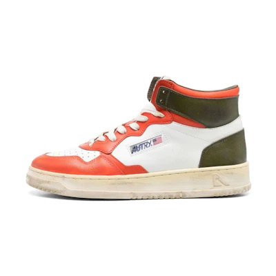 AUTRY High 'Distressed White Red'