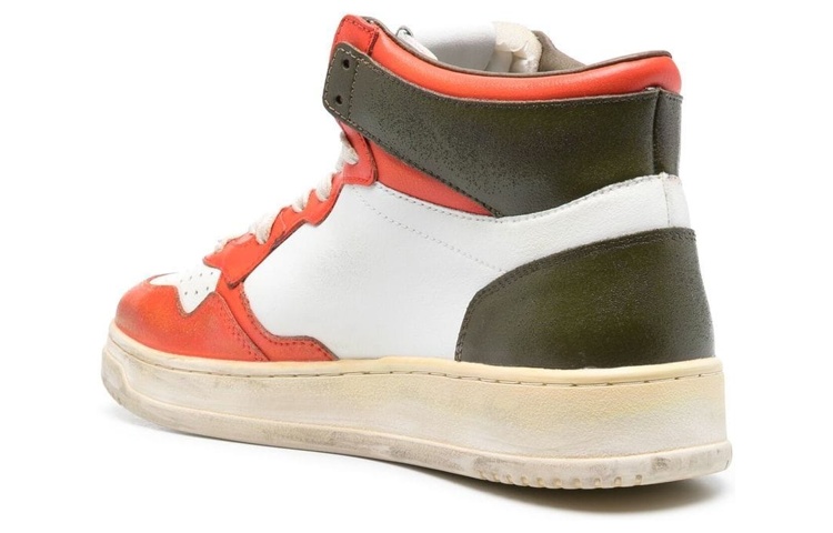 AUTRY High 'Distressed White Red' 圖 3