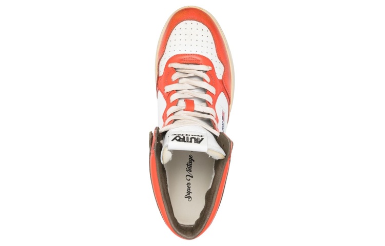 AUTRY High 'Distressed White Red' 圖 4