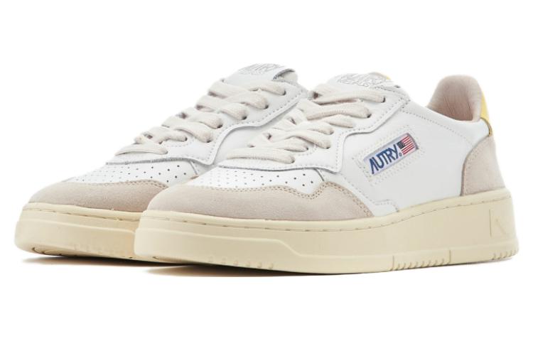 AUTRY Leather Lace-Up 'White Yellow' 圖 3