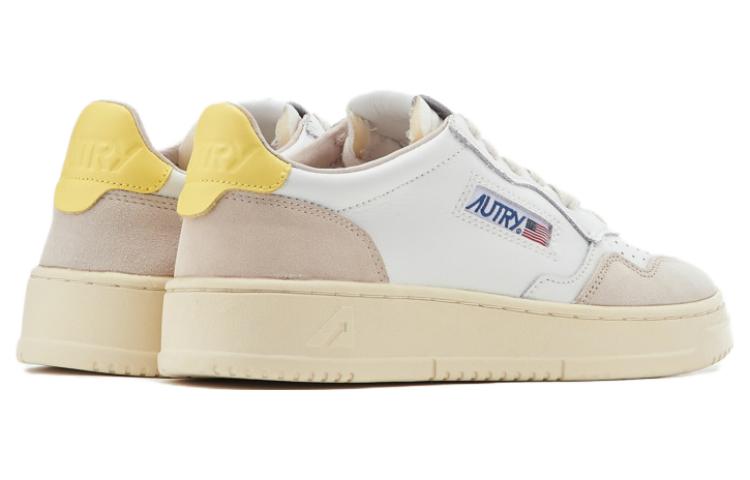 AUTRY Leather Lace-Up 'White Yellow' 圖 4