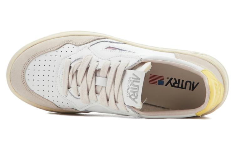 AUTRY Leather Lace-Up 'White Yellow' 圖 5