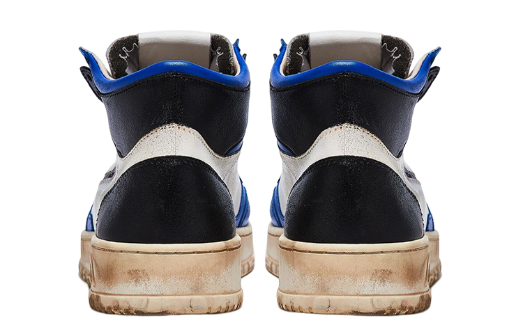 AUTRY Leather Lace-Up 'Distressed White Blue' 圖 4