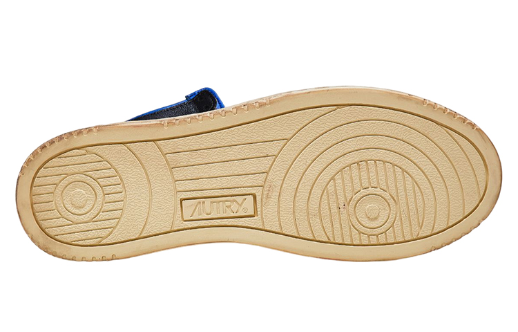 AUTRY Leather Lace-Up 'Distressed White Blue' 圖 5