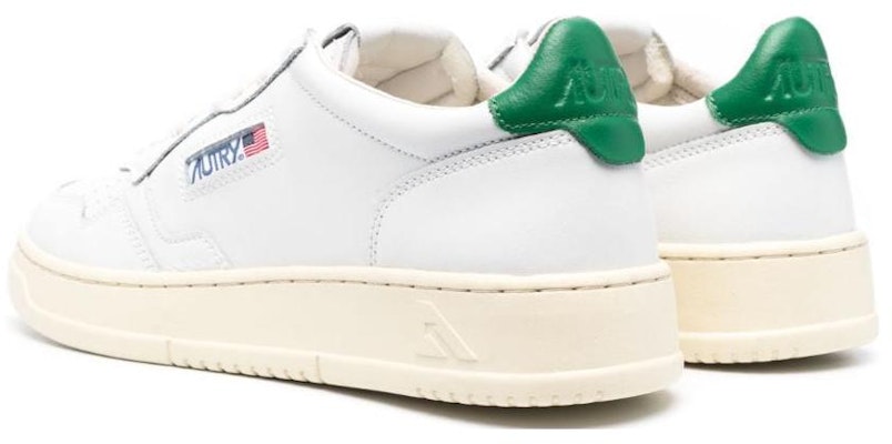 AUTRY Zapatillas Bajas de Cuero 'Blanco Verde' AULM-LD08 Lookbook AUTRY Zapatillas Bajas de Cuero 'Blanco Verde' AULM-LD08