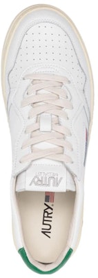 AUTRY Zapatillas Bajas de Cuero 'Blanco Verde' AULM-LD08 Shop AUTRY Zapatillas Bajas de Cuero 'Blanco Verde' AULM-LD08