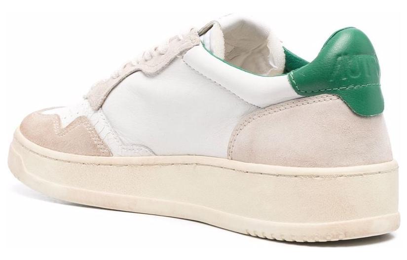 AUTRY Leather Panel Lace-Up 'Grey Green' 圖 3