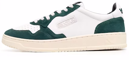 AUTRY Leather Sneaker 'White Green' AOLM-SM01 AUTRY Leather Sneaker 'White Green' AOLM-SM01