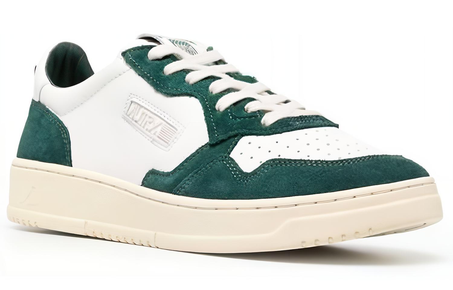 Order Sneaker Kulit AUTRY 'Putih Hijau' AOLM-SM01