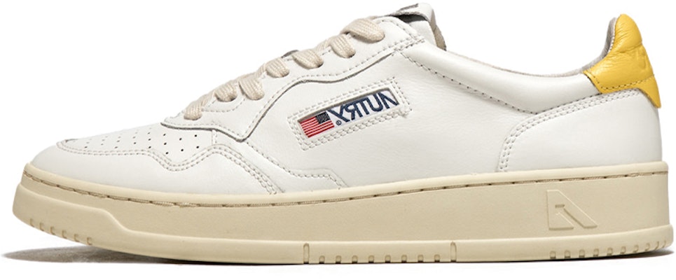 AUTRY 白黄皮革运动鞋 AULM-LL30 Buy AUTRY 白黄皮革运动鞋 AULM-LL30