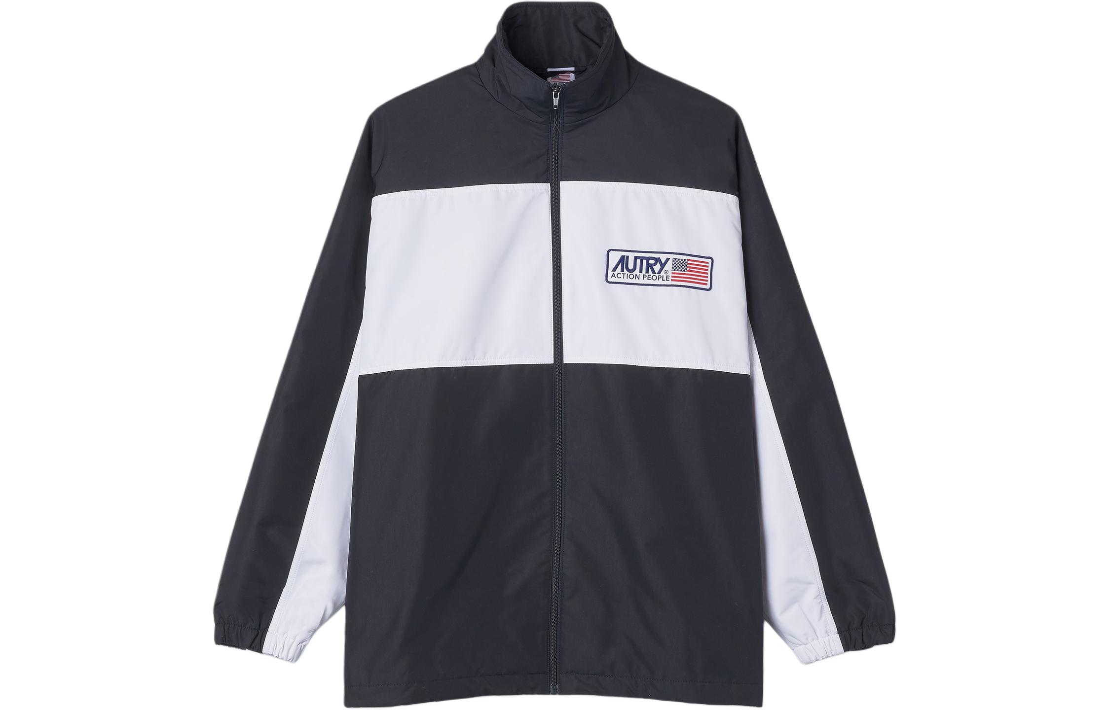 AUTRY Logo Colorblock Stand Collar Jacket Men’s Multicolor JAIM-1585