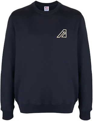 AUTRY Logo Crewneck Sweatshirt Navy Blue SWIM-411B Buy AUTRY Logo Crewneck Sweatshirt Navy Blue SWIM-411B