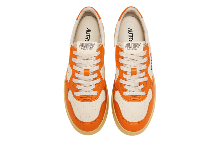 AUTRY Logo Low 'White Orange' 圖 3