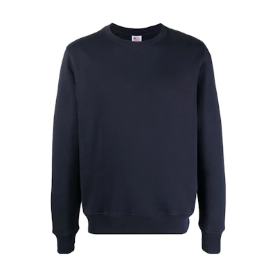 AUTRY Logo Printed Crewneck Sweatshirt Navy Blue - SWIM412B