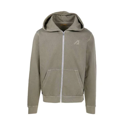 AUTRY Loose Fit Solid Color Zip Hoodie Green HOSM2564