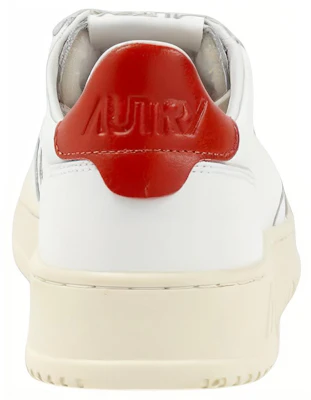Zapatillas de Cuero Low-Top AUTRY 'Blanco Rojo' AULM-01LO Shop Zapatillas de Cuero Low-Top AUTRY 'Blanco Rojo' AULM-01LO
