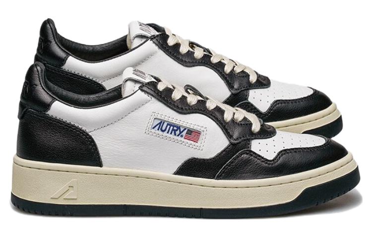 AUTRY Low Super Vintage Mesh Sneakers 'White Black' 圖 2