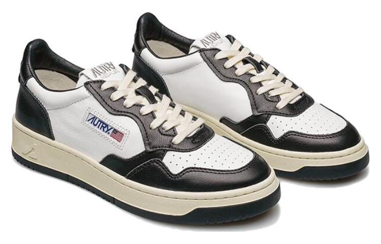 AUTRY Low Super Vintage Mesh Sneakers 'White Black' 圖 3