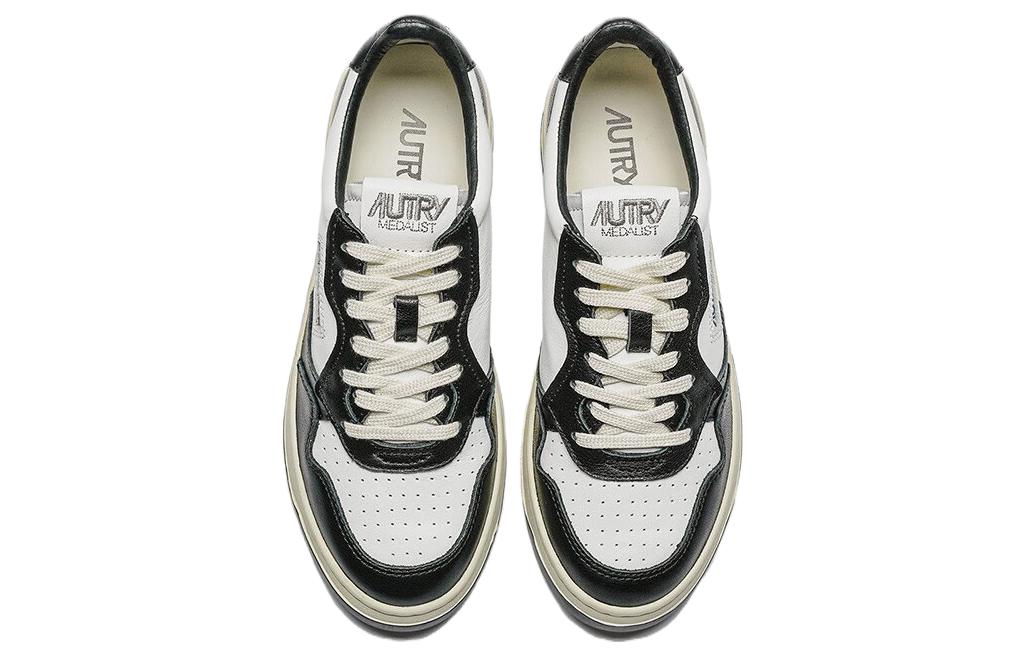 AUTRY Low Super Vintage Mesh Sneakers 'White Black' 圖 4