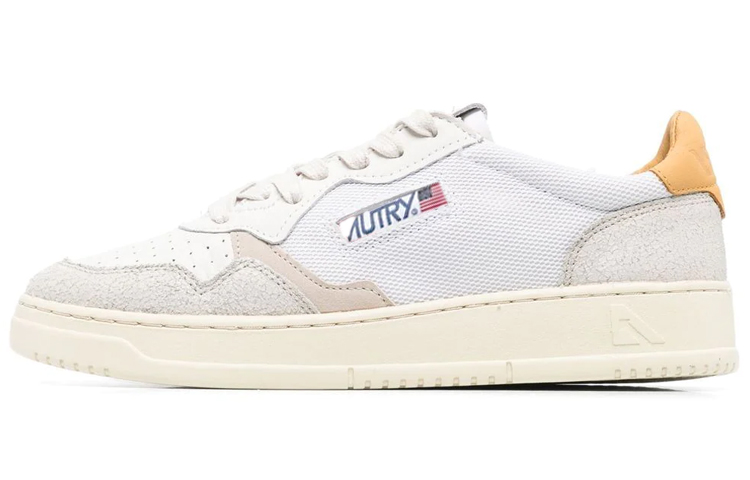 AUTRY Low 'White Orange'